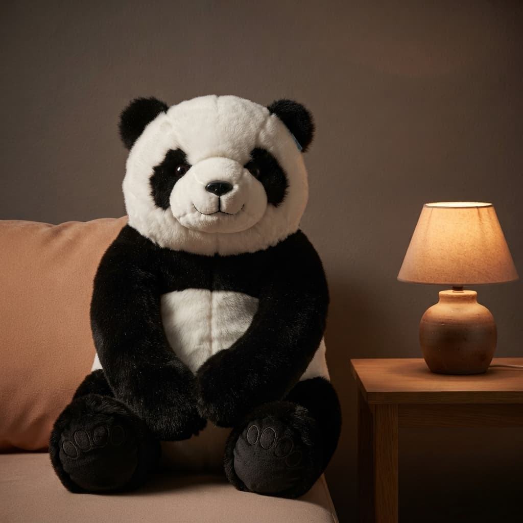 Der Gewichtete Kuschel-Panda – Die Umarmung, die bleibt