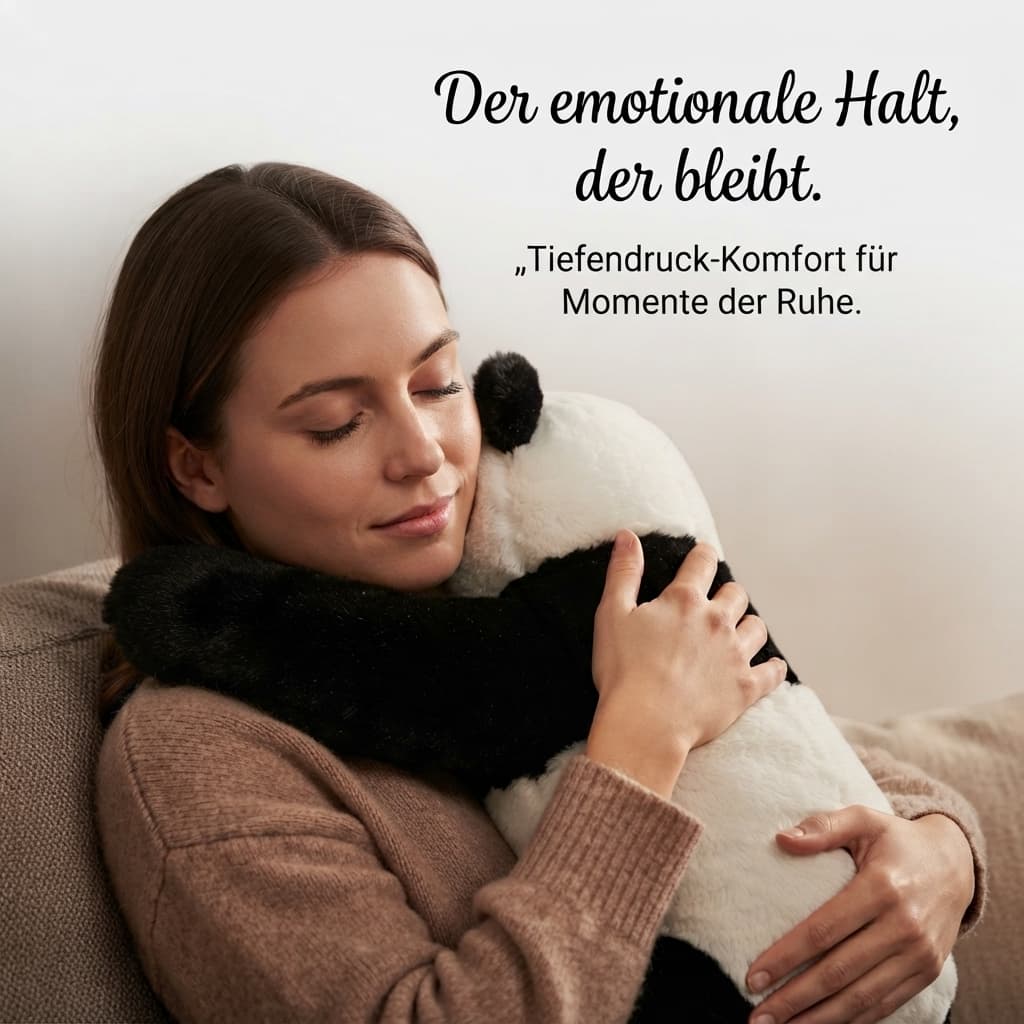 Der Gewichtete Kuschel-Panda – Die Umarmung, die bleibt
